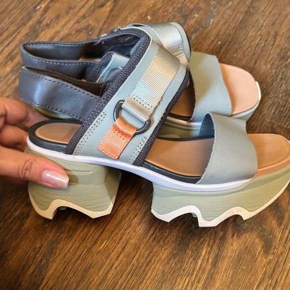 SOREL Kinetic Impact Slingback Heel Sandal Size 5.5- Like New Condition - Picture 11 of 12